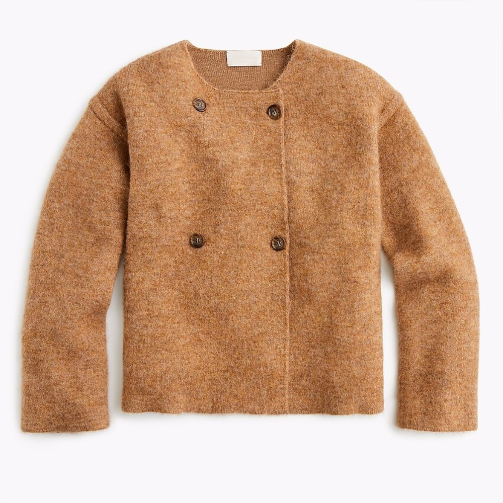 NWT J Crew Collection Jacket Collarless Coat
